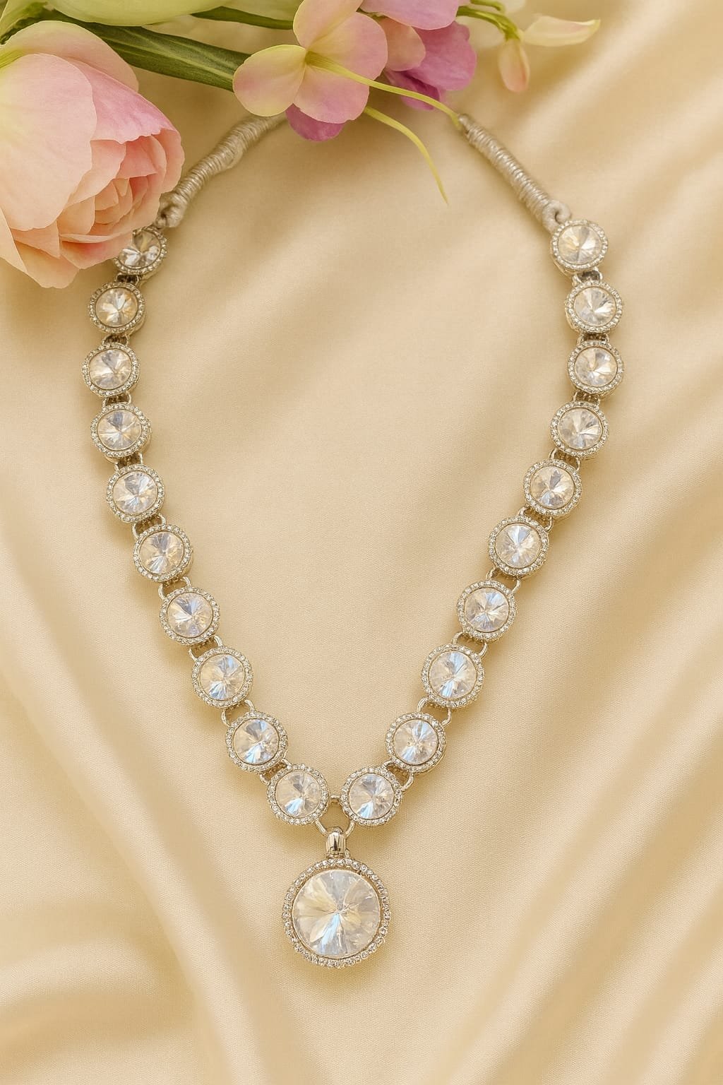 Elegant Kundan Stone Necklace – Premium Bridal Jewellery designed Isabel Jewels