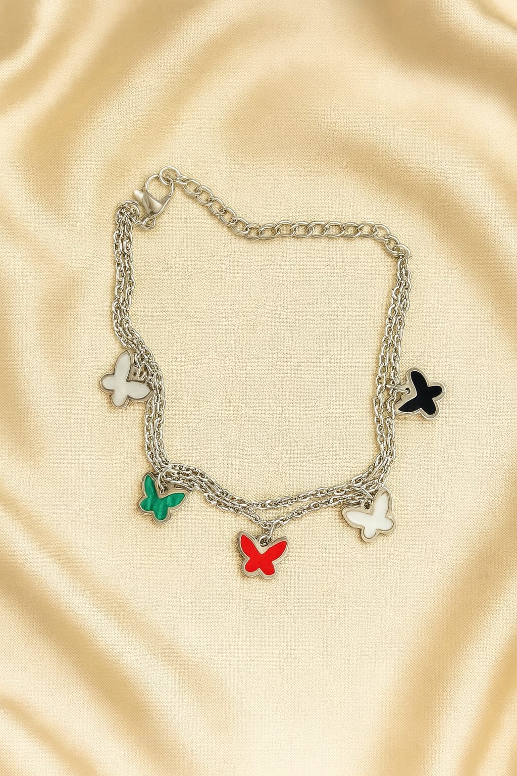 Butterfly Charm Bracelet for Women – Trendy Silver Jewellery designed Isabel jewels