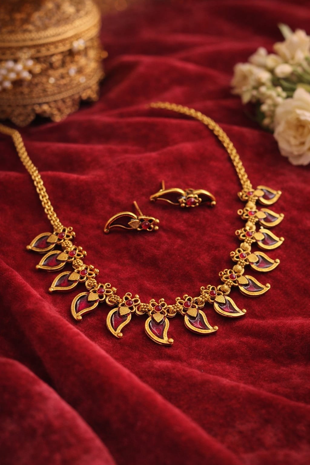 Traditional Palaka Necklace designed Isabel Jewels