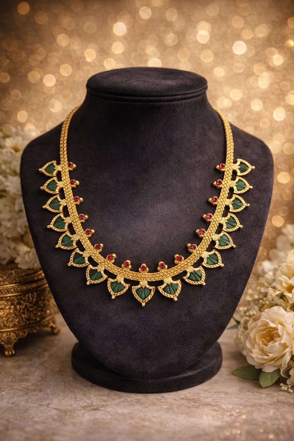 Traditional Palaka Pendant Necklace designed Isabel jewels