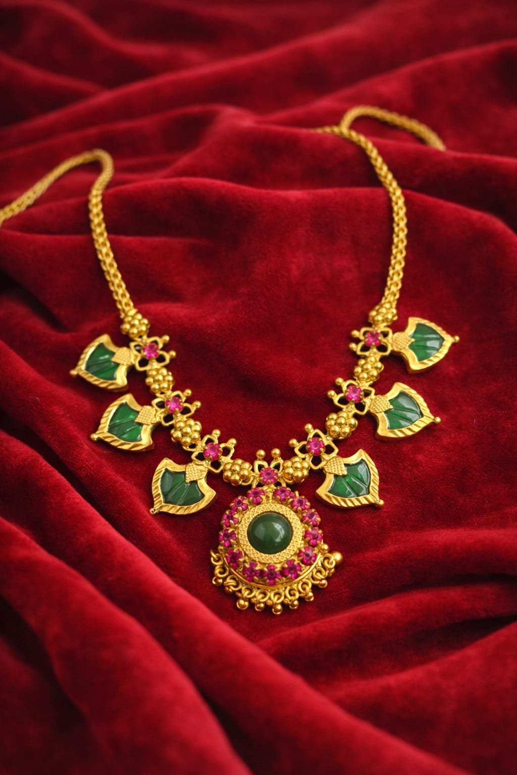 Traditional Palaka Pendant Necklace designed Isabel jewels