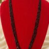 Multilayer black beads chain designed by Isabel Jewels