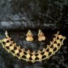 Antique Gold Coin Necklace Set designed Isabel Jewels