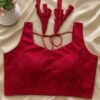 Maroon Silk Saree Blouse size 40 to 42