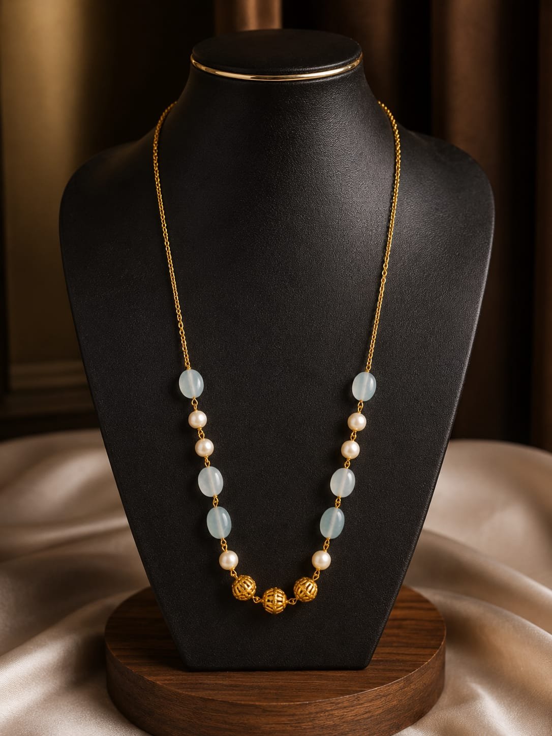 Short pearl necklace